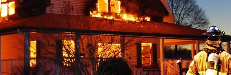 fire damage repair emergency response at a residential property affected by an active house fire in Jersey City, NJ
